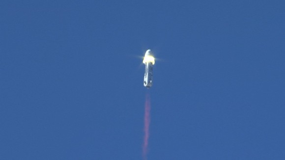 Prueba de la cápsula de escape de Blue Origin