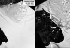 Rompimiento de barrera de hielo Wilkins en la Antártida