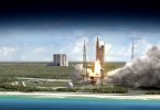 Imagen del Lanzador SLS, que llevará a bordo nanosatélites al espacio profundo