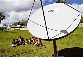 Antena receptora de CANTV