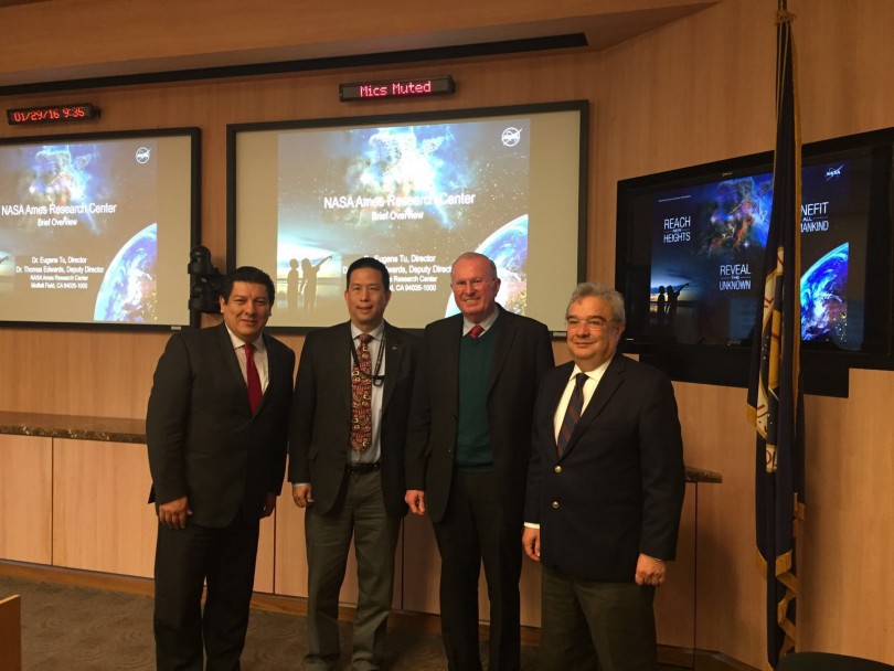 Reunión entre NASA y Agencia Espacial Mexicana por Cooperación