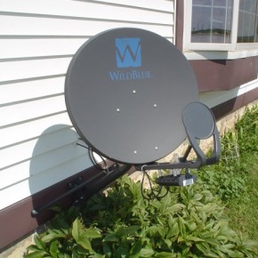 Antena de recepción en Banda Ka del proveedor Wild Blue
