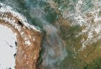 Incendios en Sudamérica - Suomi NPP