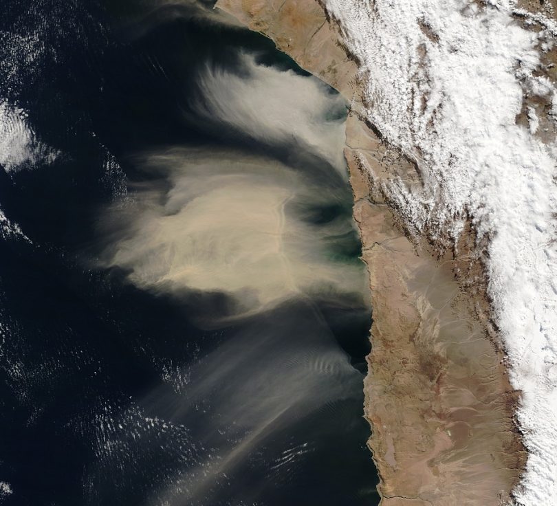 Tormenta de Arena en Chile