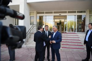 Visita del ministro a las instalaciones de Turksat