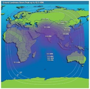 Cobertura Intelsat-36