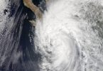 Huracán Newton captado por Terra el 6 de septiembre