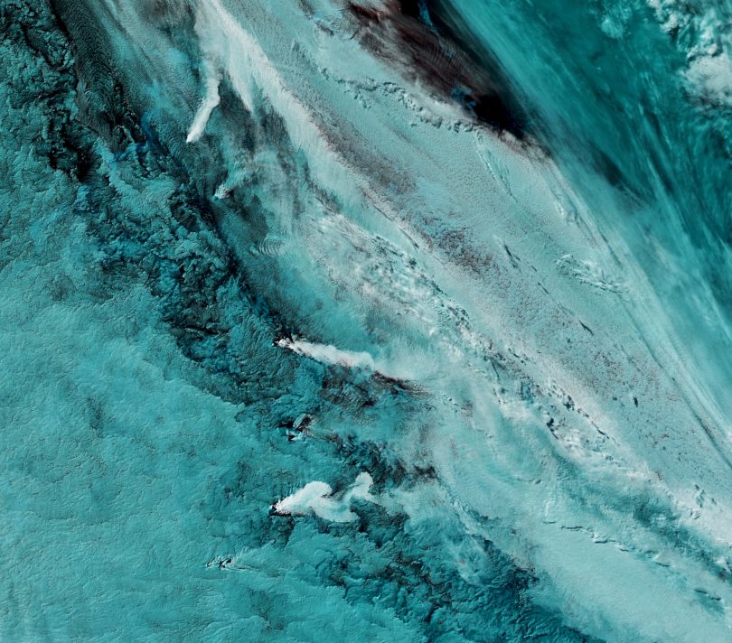 Islas Sandwich del Sur, Aqua MODIS, 29 de Septiembre de 2016